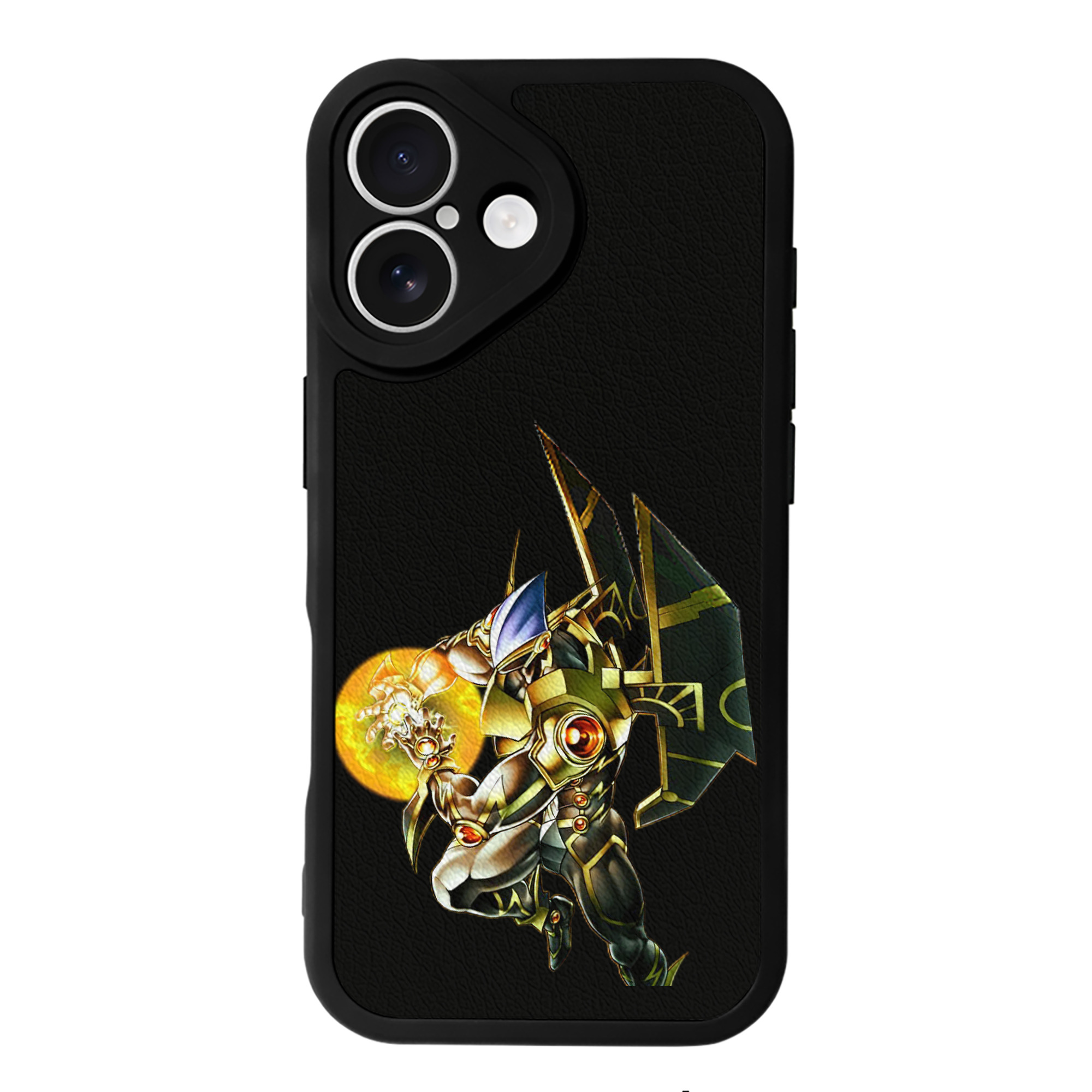 （画像用） 遊☆戯☆王 Yu-Gi-Oh! 【iPhone 16シリーズ対応】シリコンスマホケース（レザー調） 材質：シリコン